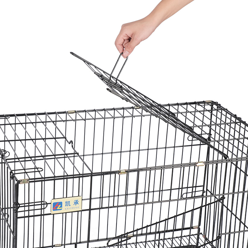 Metalli -taitettava koiran laatikko pentuille